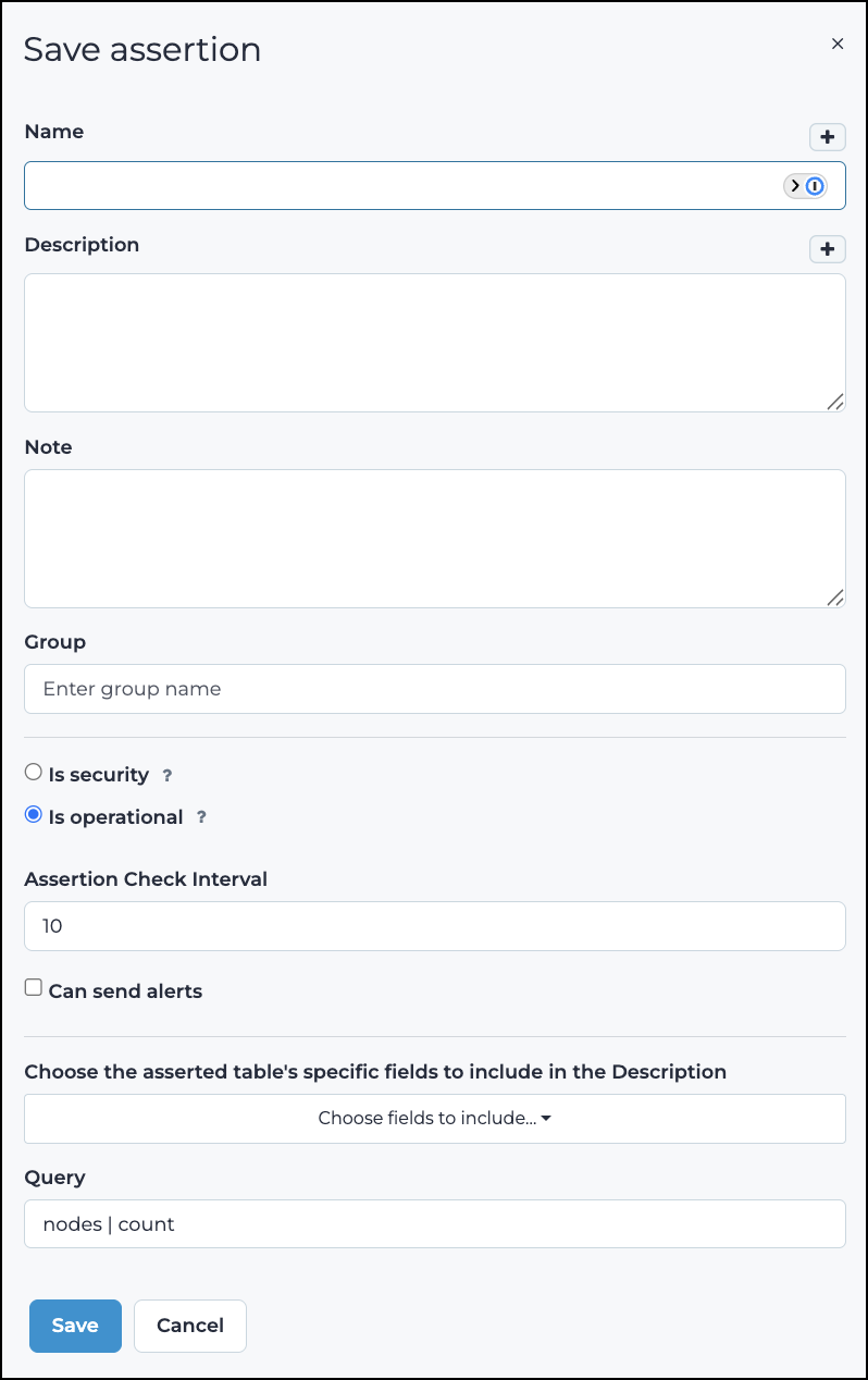 Save assertion dialog in Guardian