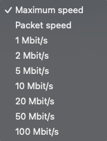 Replay speed dropdown