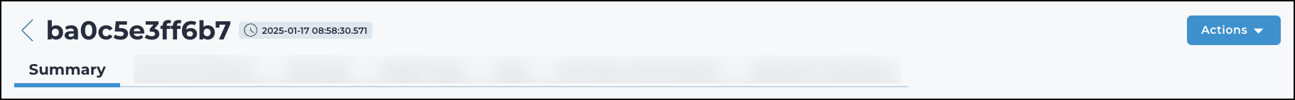 Summary tab
