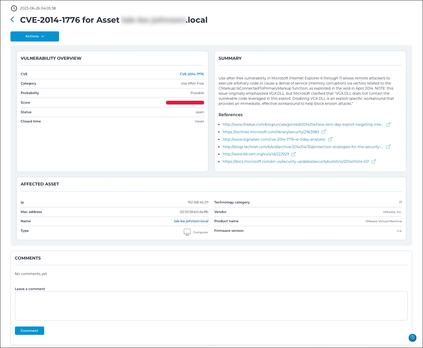 Details page